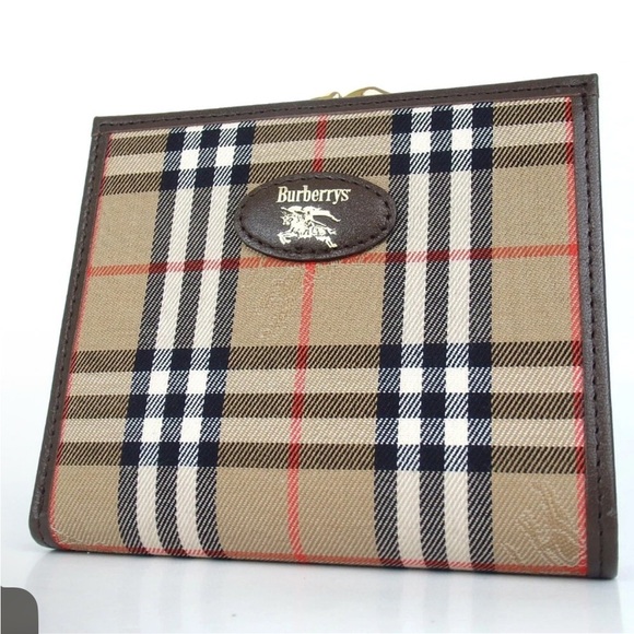 Burberry Accessories - Authentic BURBERRYS Nova Check wallet Jacquard canvas/leather